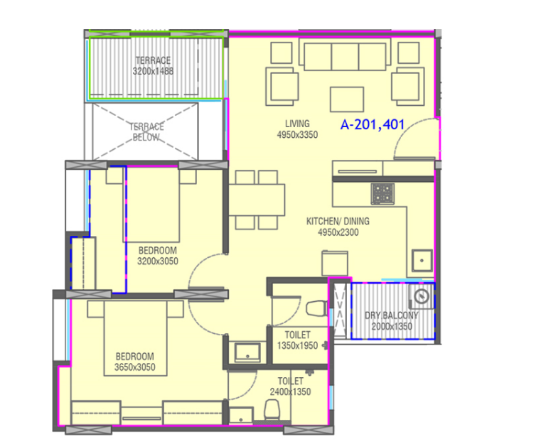 19 Grand West-A-B-Wing-FloorPlan