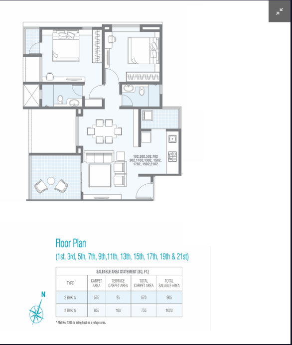 Floor plan Ace Augusta