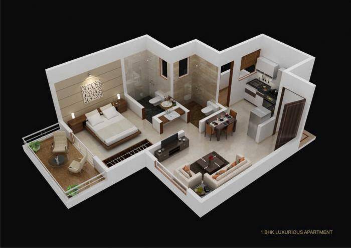 Gaga-micassa-1BHK-Floor-Plan