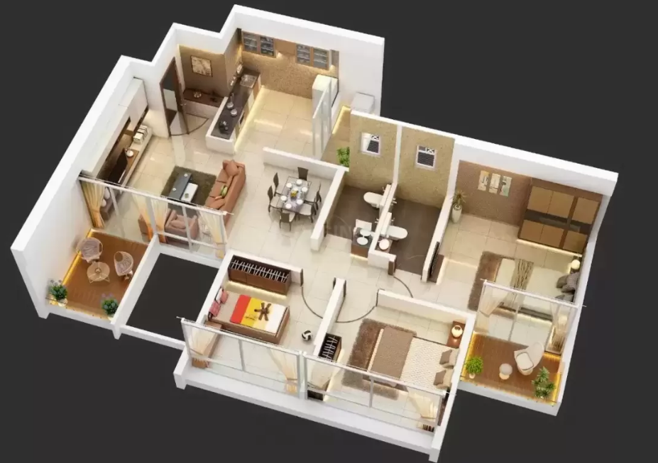 Silver-Gracia-3BHK-floorplan