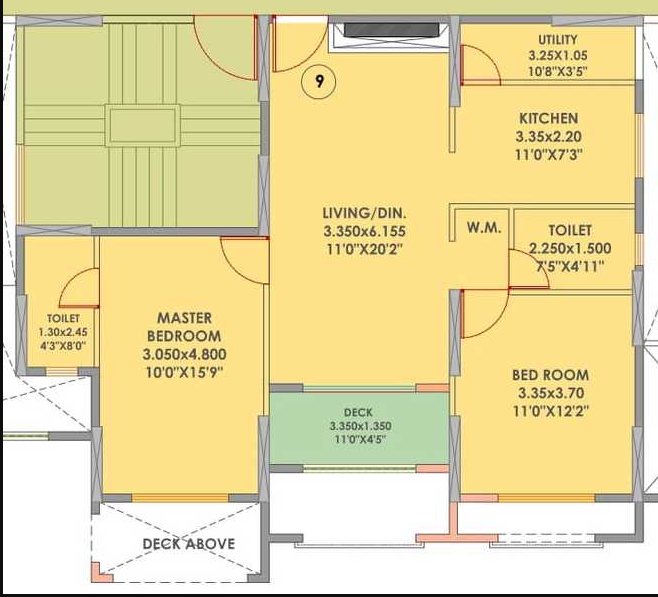 VTP-Blue-Waters-2BHKfloorplan