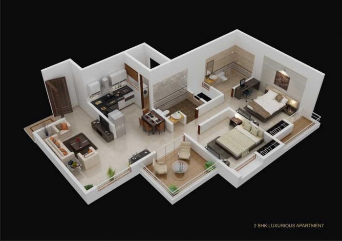 Gaga-micassa-2BHK-Floor-Plan