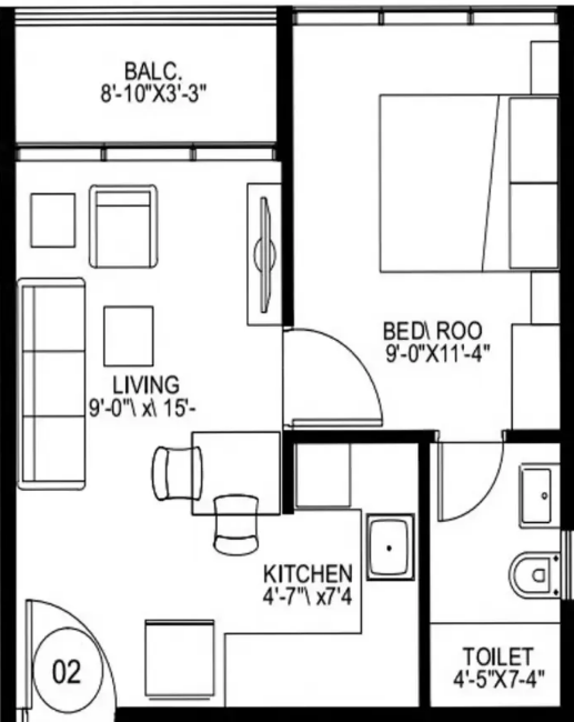 Duville Riverdale Suites-Floorplan