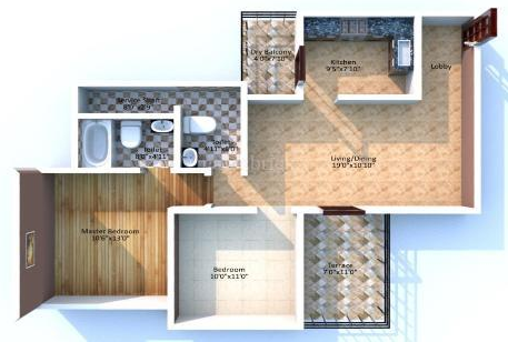 Ganga Bhagyoday-floorplan