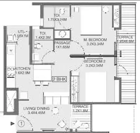 Godrej-Greens-floorplan2BHK