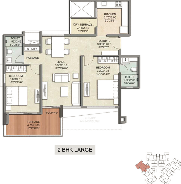 Kalpataru Crescendo-floorplan2