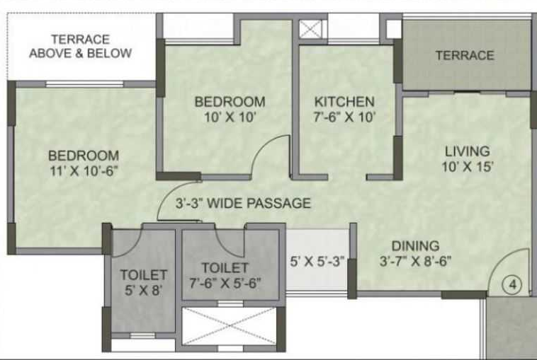 Kalpataru Serenity-FloorPlan2