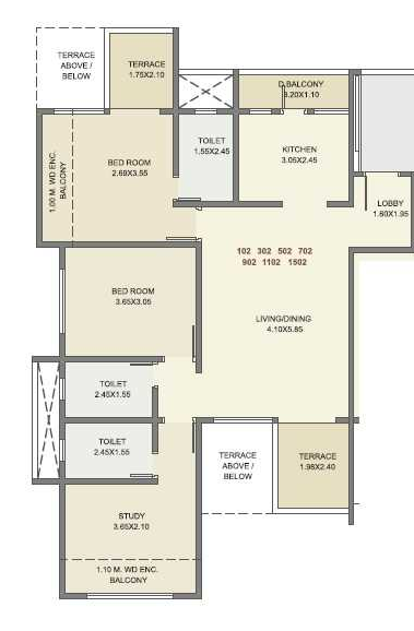 Kolte-Patil-Three-Jewels-Moonstone-FloorPlan