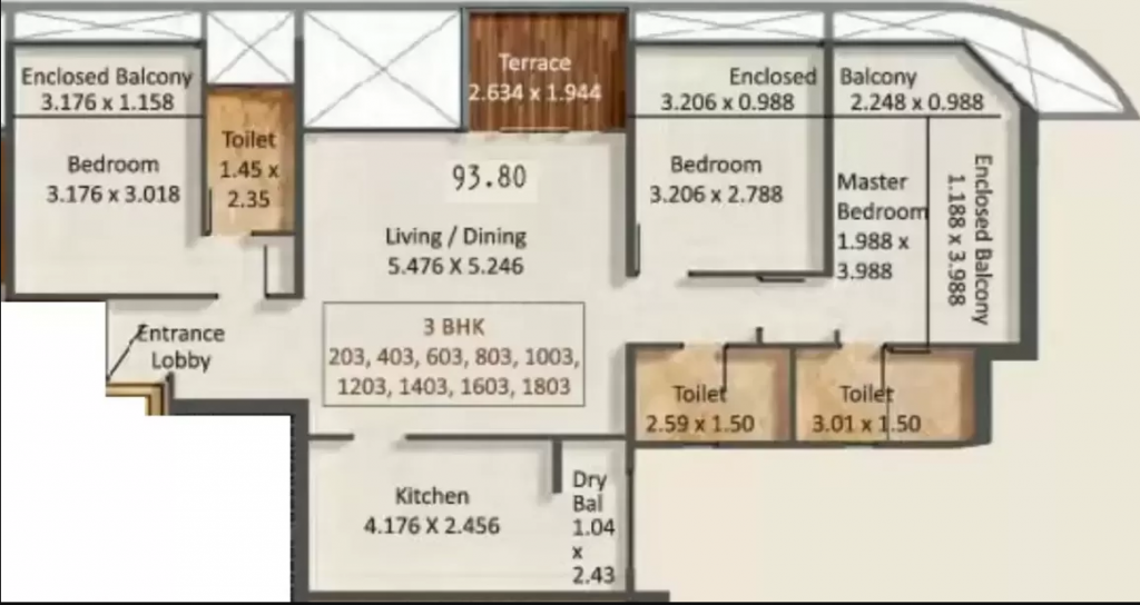 Kumar-Prospera-floorplan3bhk