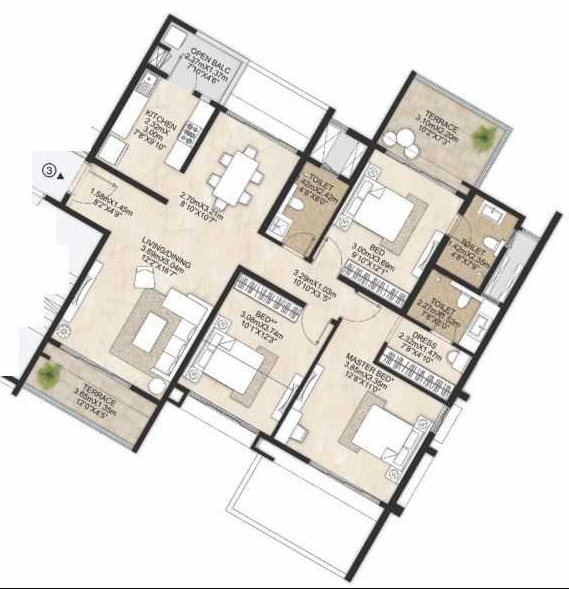 Mahindra Antheia-floor-plan2