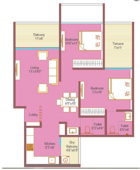 Majestique Lifespaces-Floorplan1