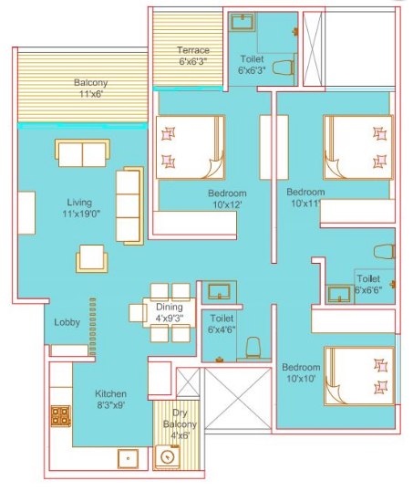 Majestique Lifespaces-Floorplan2