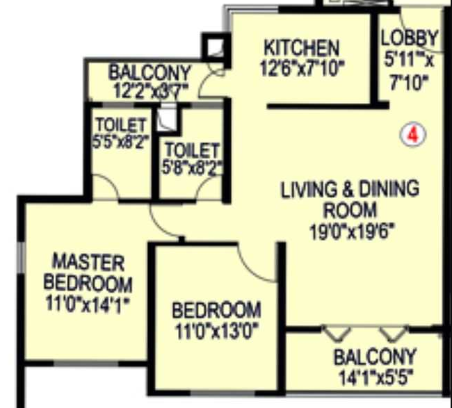 Paranjape Blue Ridge-floorPlan