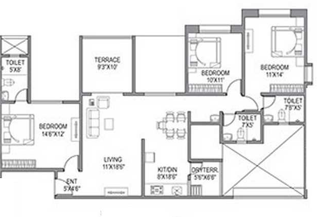 Paranjape Gloria Grand-Floorrplan