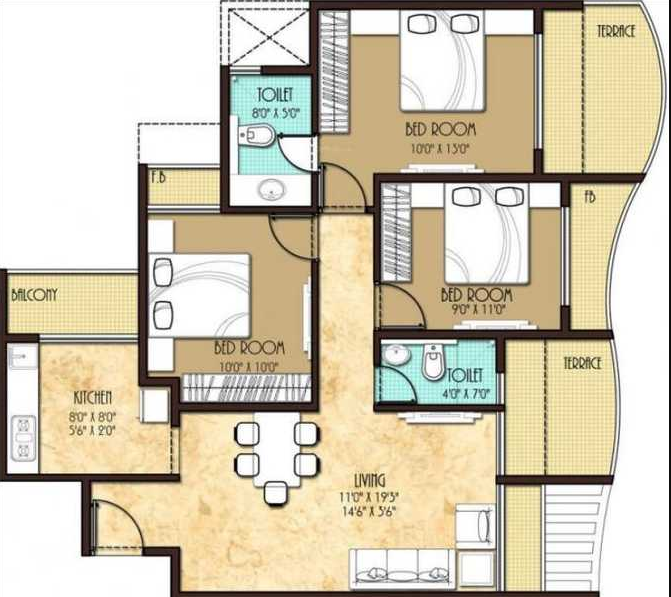 Proviso Leisure Town-FloorPlan