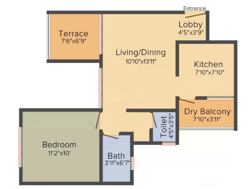 Ravinanda Trinity-floorplan