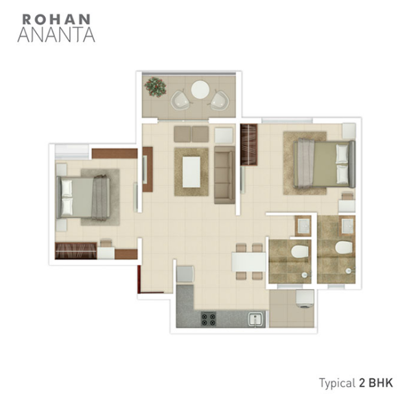 Rohan Ananta Phase II-FloorPlan1