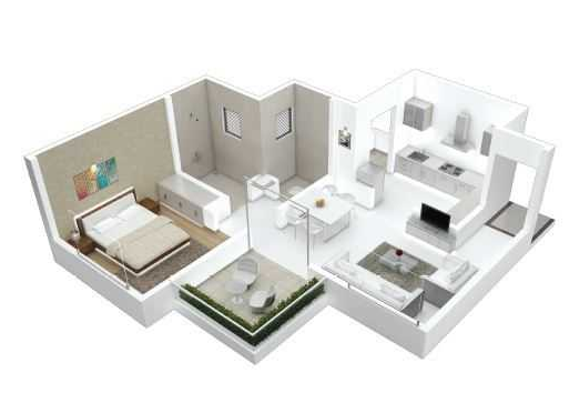 Siddhashila-Eela-floorplan-2BHK