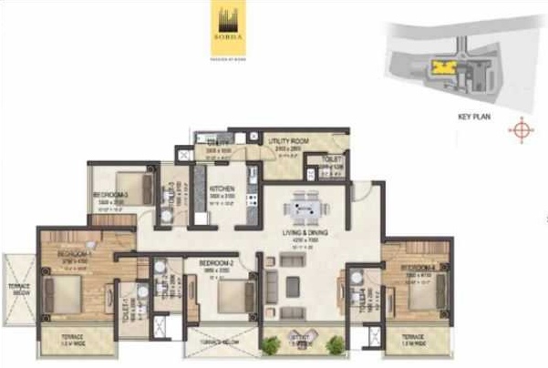 Sobha Elanza-FloorPlan2