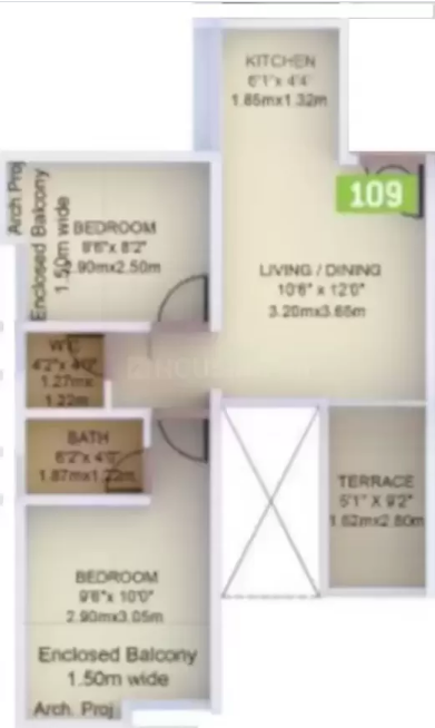 VTP Purvanchal Phase 2 C D FloorPlan2