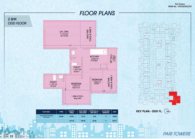 Atul Pari Towers-Floorplan