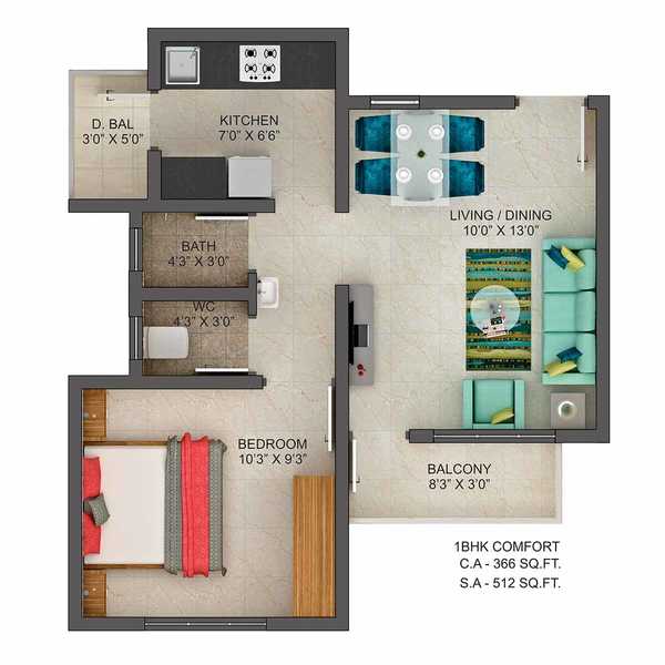 Dwarka Phase II-Floorplan2