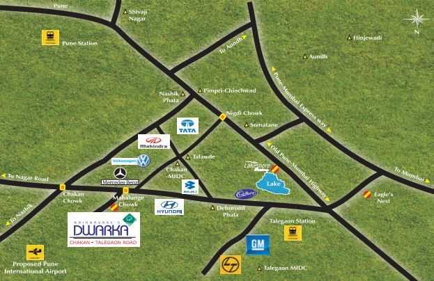 Dwarka Phase III-routemap