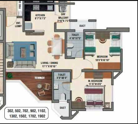 Naiknavare Avon Vista-floorplan2