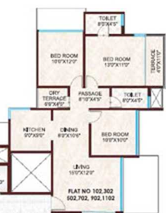 Pharande L Axis-FloorPlan