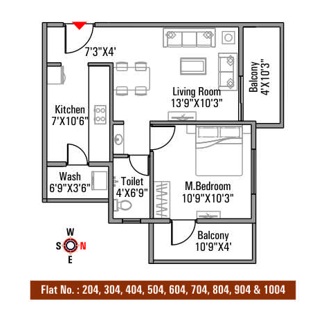 Stone Bappa Residency-Floorplan2