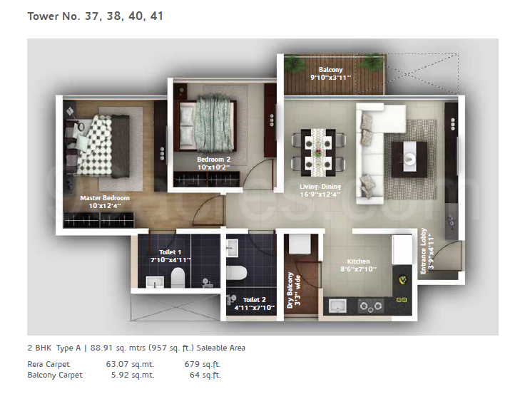 Amanora Adreno Towers-FP