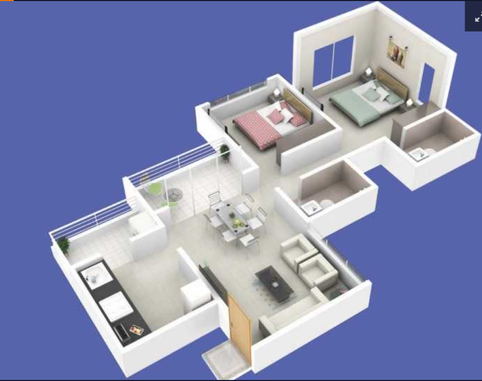 Aakankssha Jubilation Apartment-flour plan 2