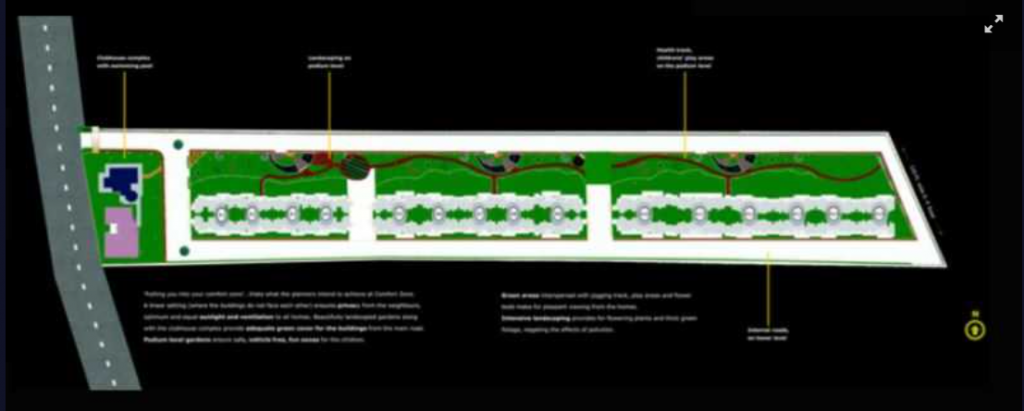 Aditya Comfort Zone-master plan