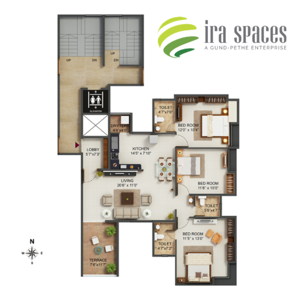 Ira Space-Floor Plan 1