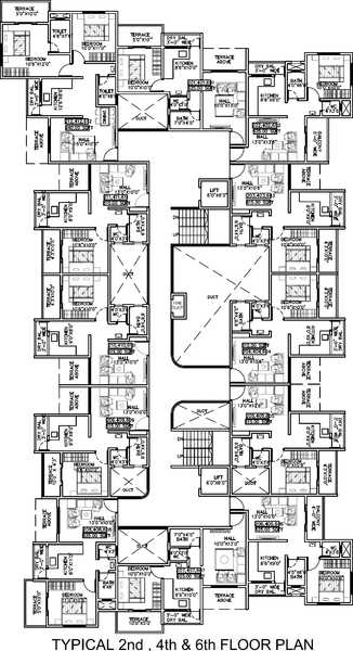 Kalpataru Chakan-floor plan