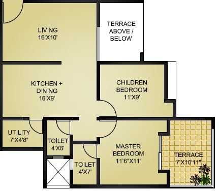 Kushal Swarnali C4- floor plan 