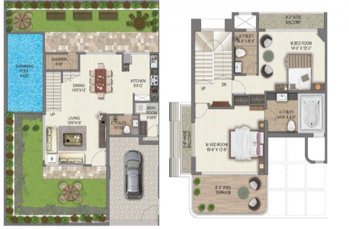 Paradise Sai World Retreat-floor plan