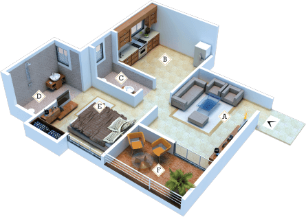 Pradnyesh Residency-floor plan 