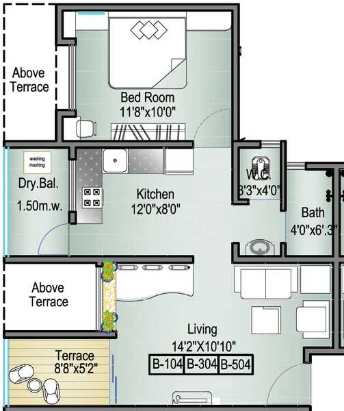 Sai Datta Paradise-floor plan