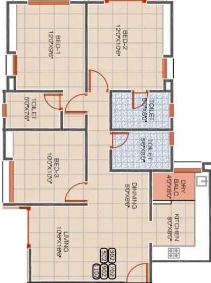 Shree Devi La Royale-Floor plan