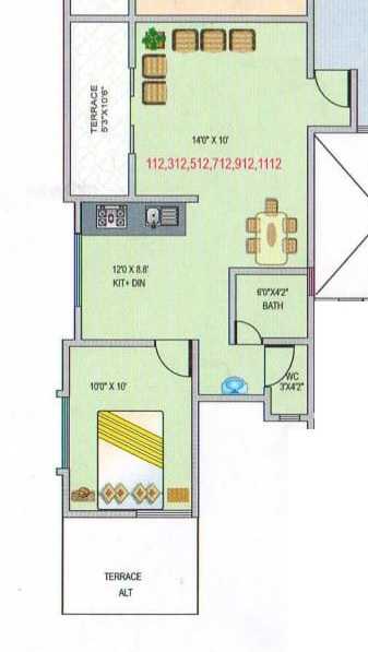 Shree Sai Swapna Nagari Phase IV- floor plan