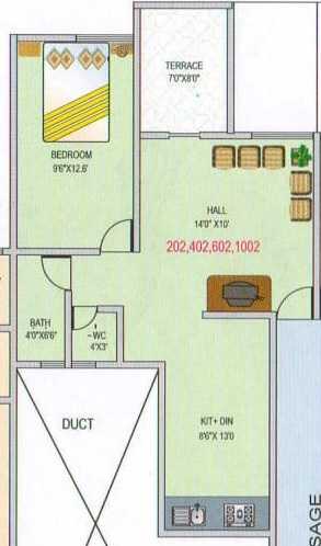 Shree Sai Swapna Nagari Phase IV- floor plan