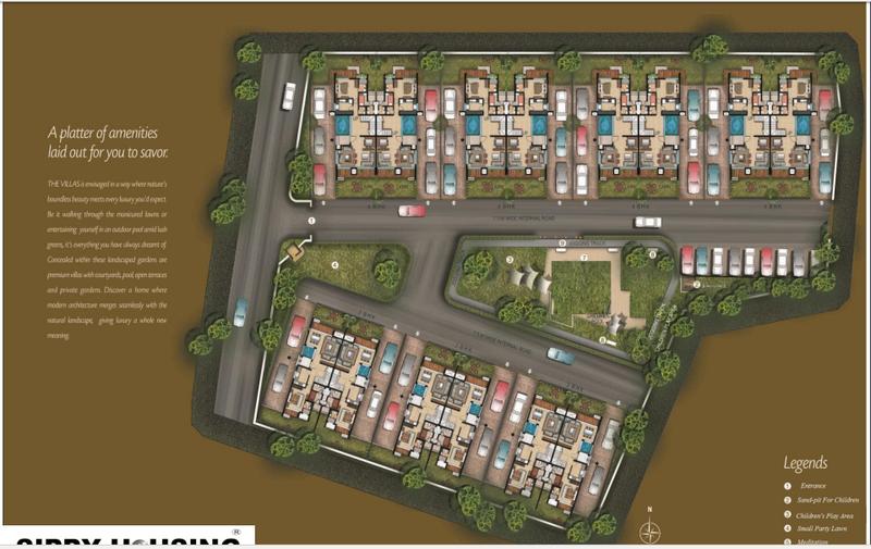 Sukhwani The Villas-master plan