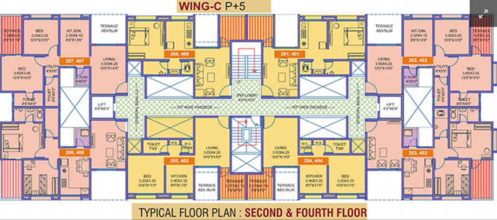 Vaishali Royal Palm-floor plan