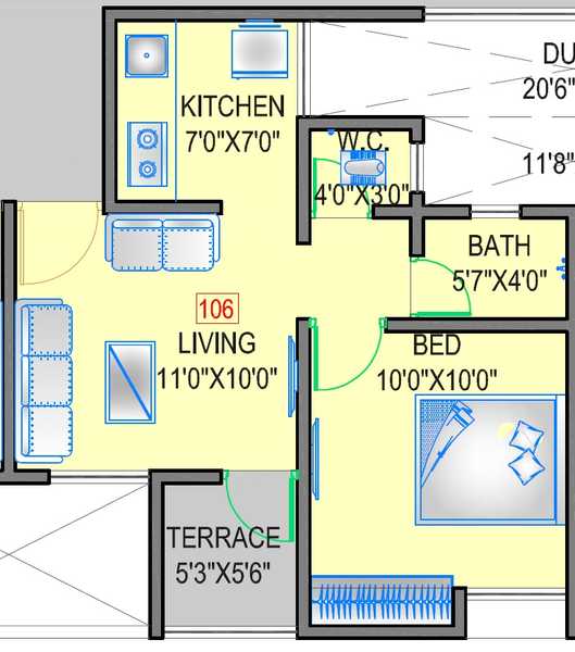 Vednirmitee Aabhas-floor plan 