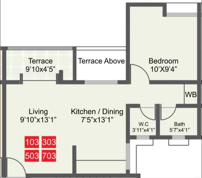 Weekenders Birds View-floor plan 