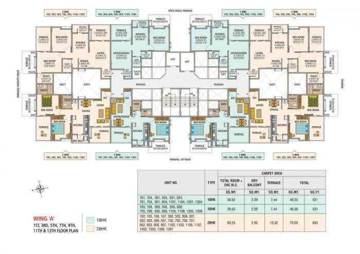 DSK Mayurban-Floor Plan