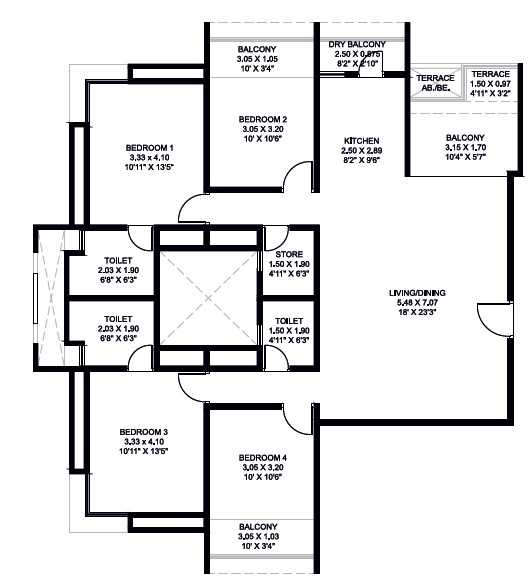 Gokhale Bhushan-Floor Plan 