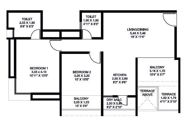 Gokhale Bhushan-Floor Plan 