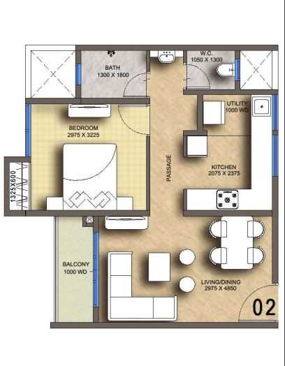 Kumar Megapolis Smart Homes V - Springs-Floor Plan 